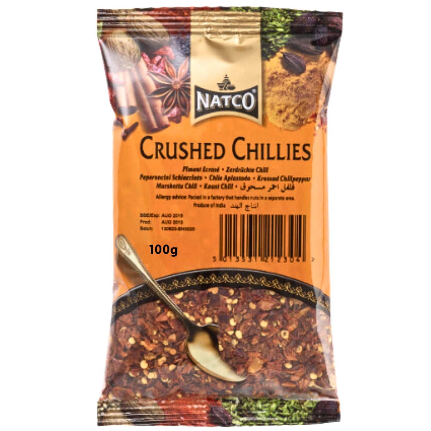 Chile Triturado | Crushed Chilli 100g Natco
