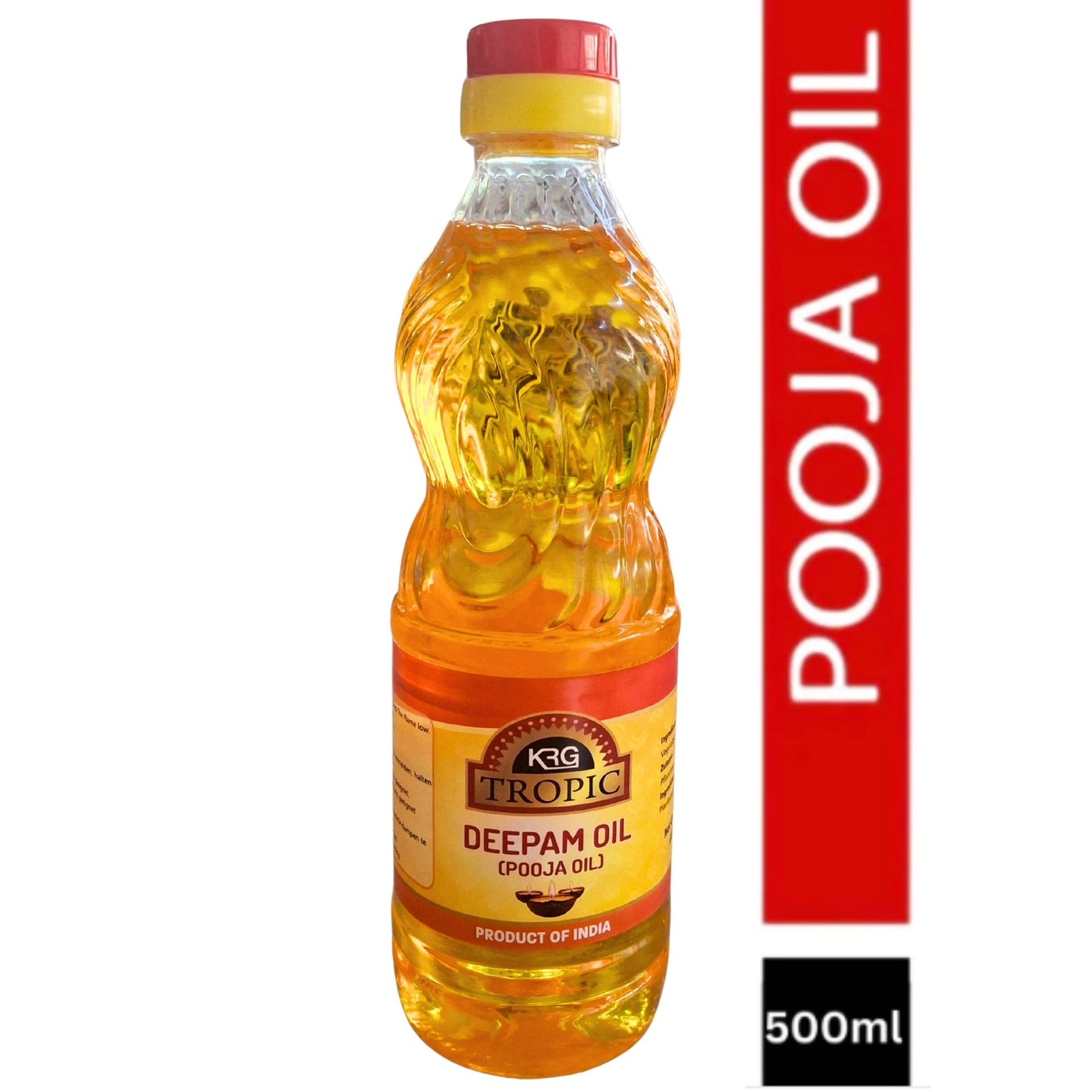 Aceite de lámpara para Pooja | Deepam Diya Oil for Pooja 500ml KRG
