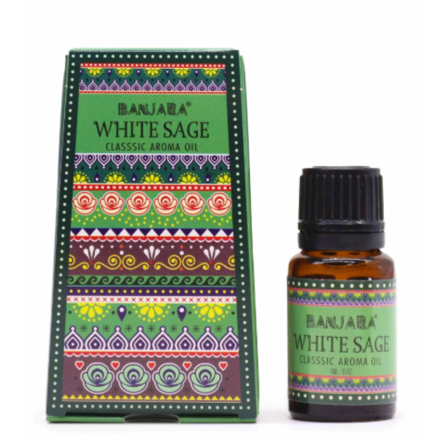 Aceite aromático Salvia Blanca| White Sage Fragrant (Aroma) Oil 10ml Banjara