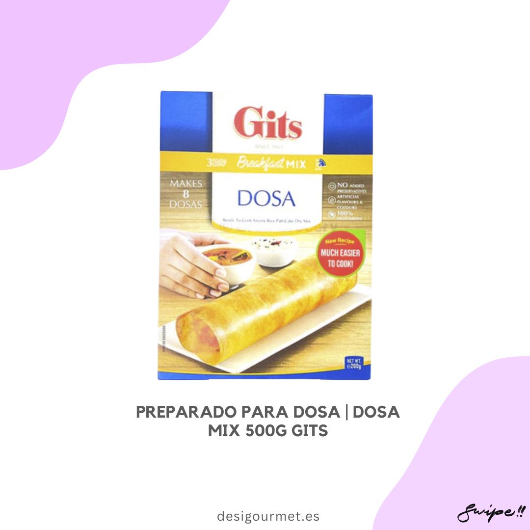 Sigue a Desi Gourmet Madrid para el Dosa Mix Gits 500g y las mezclas WeikField Falooda en desigourmet.es