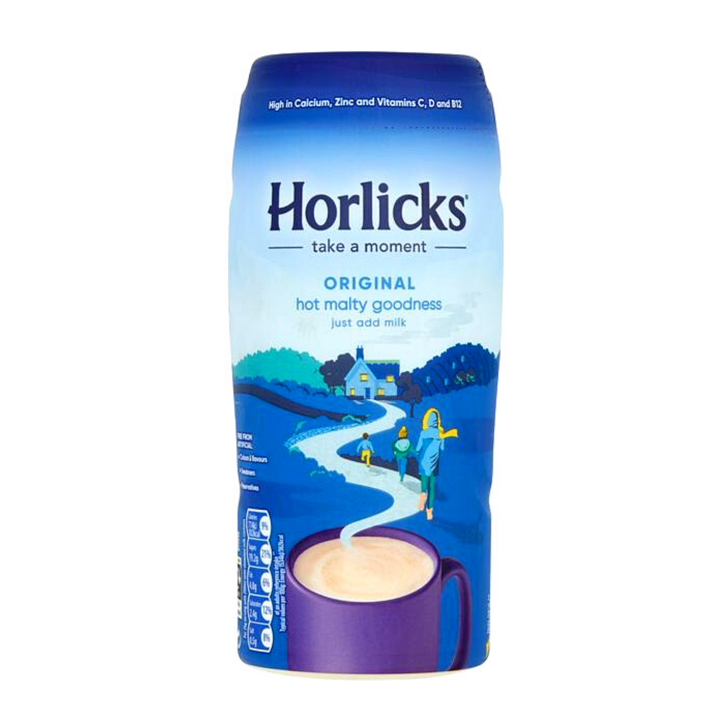 Bebida de leche malteada Horlicks | Horlicks Original Hot Malted Milk Drink 400g