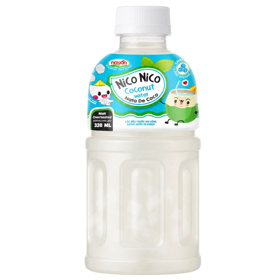 Bebida de sabores frutales | Coconut Flavored Drink 320ml Nico Nico