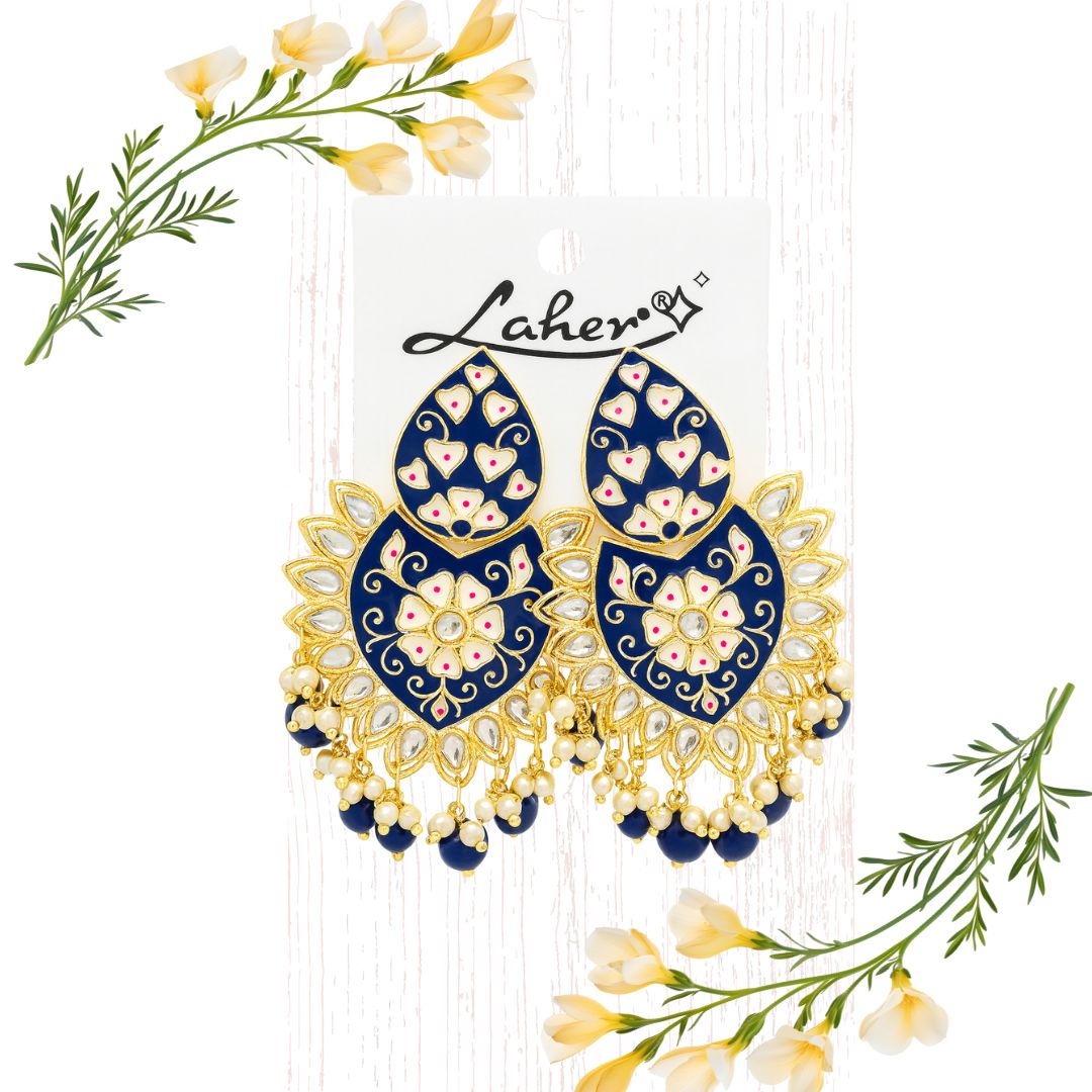Joyas artificiales de diseñador | Artificial Indian Jewellery Ethinic Earring