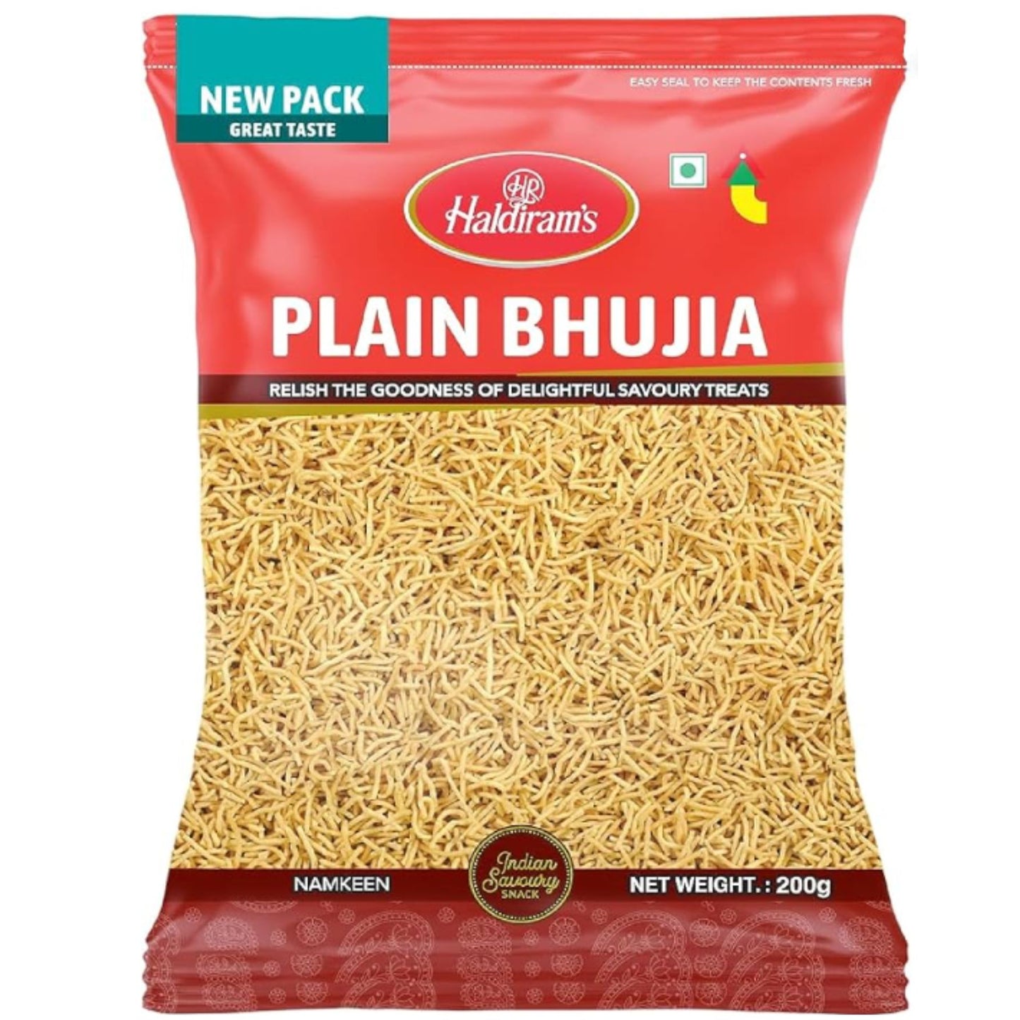 Aperitivos Bhujia Plain | Plain Bhujia 200g Haldiram