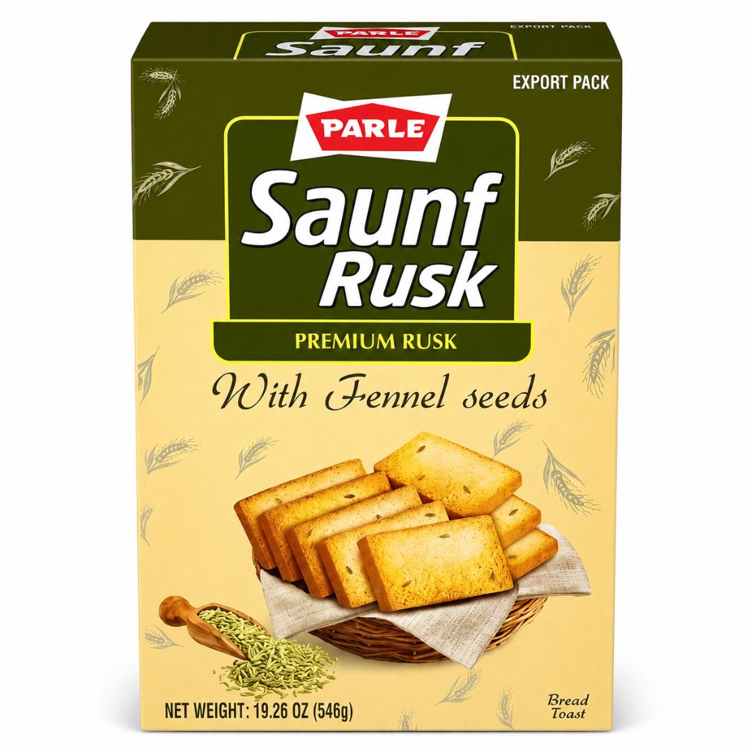 Biscote Tostado Hinojo | Saunf (Fennel) Rusk 546g Parle