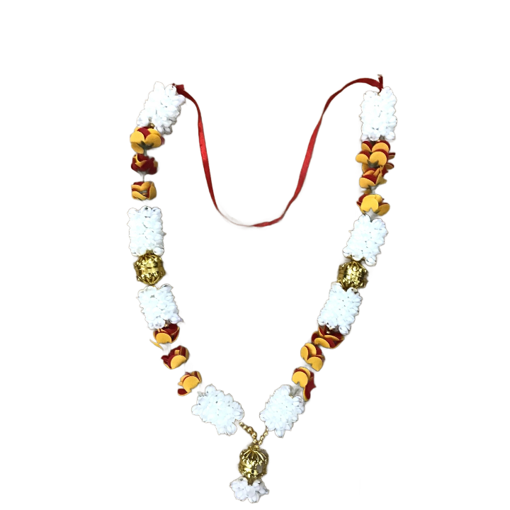 Guirnalda Mediana de flores artificiales para ídolo Mala para Dios | Medium Artificial Flower Multipurpose Garland (Mala) 7