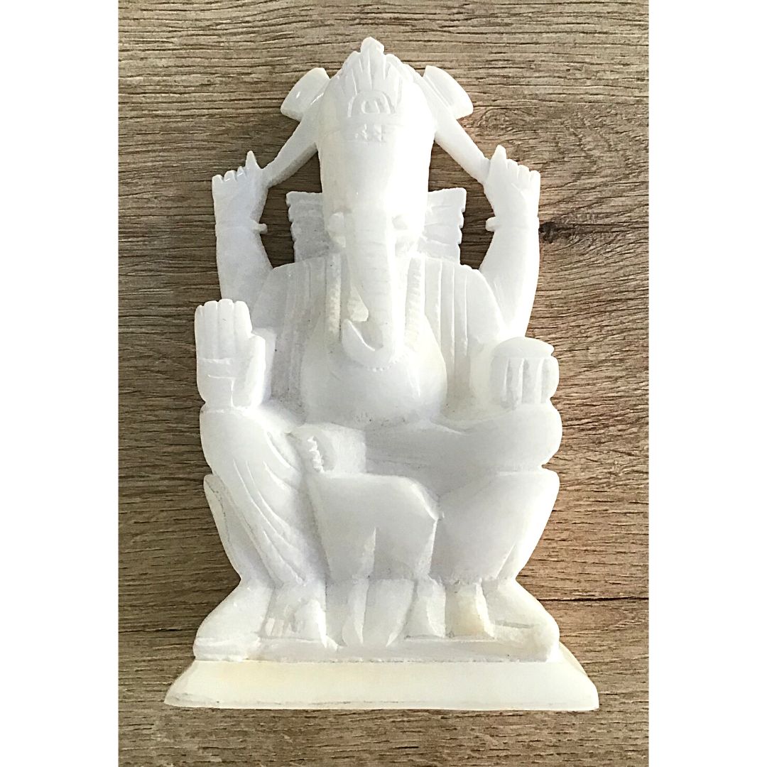 Lord Ganesha Statues (Idol) in White Marble |