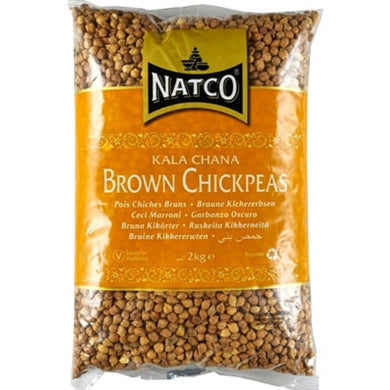 Garbanzos Negros | Brown Chickpeas | Kala Chana 2kg Natco
