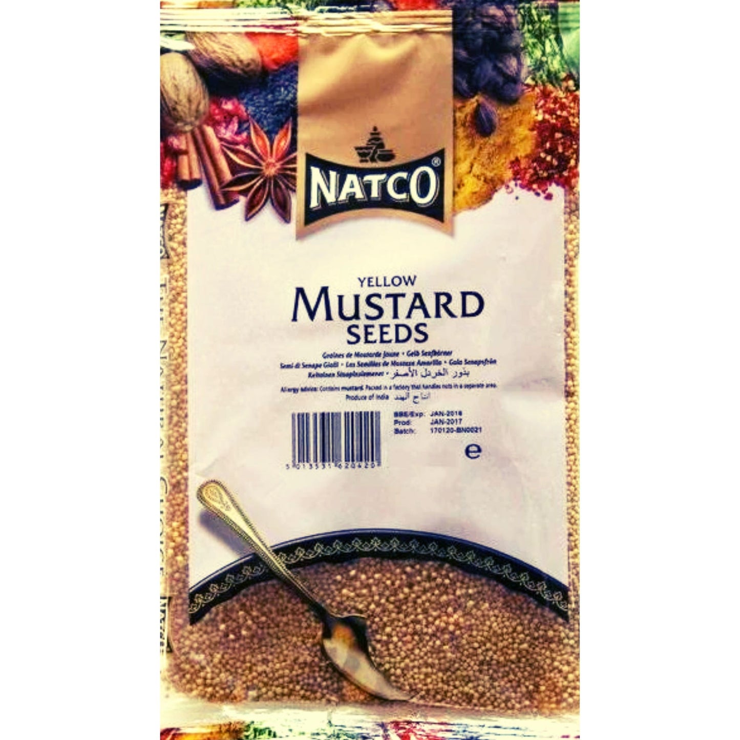 Yellow Mustard Seeds | Natco Yellow Mustard Seeds 100g