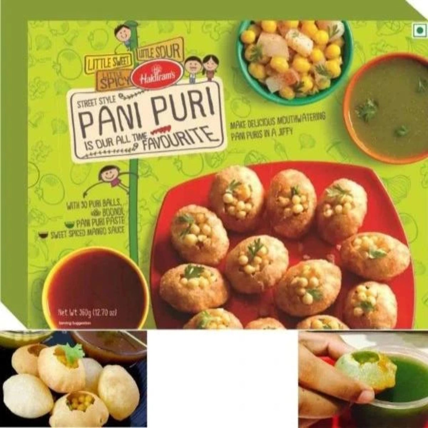 Aperitivos Pani Puri | Pani Puri 30pcs. Haldiram