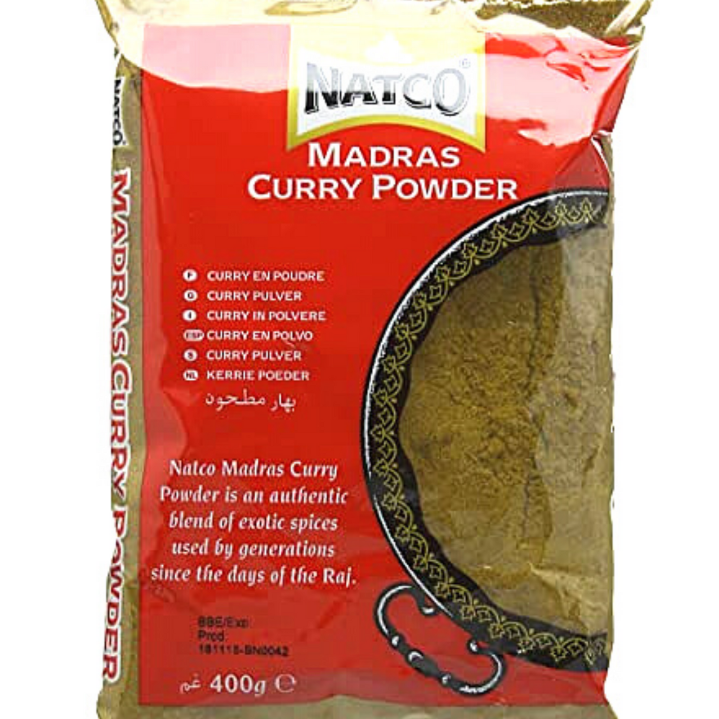 Madras Curry | Madras Curry Powder 400g Natco