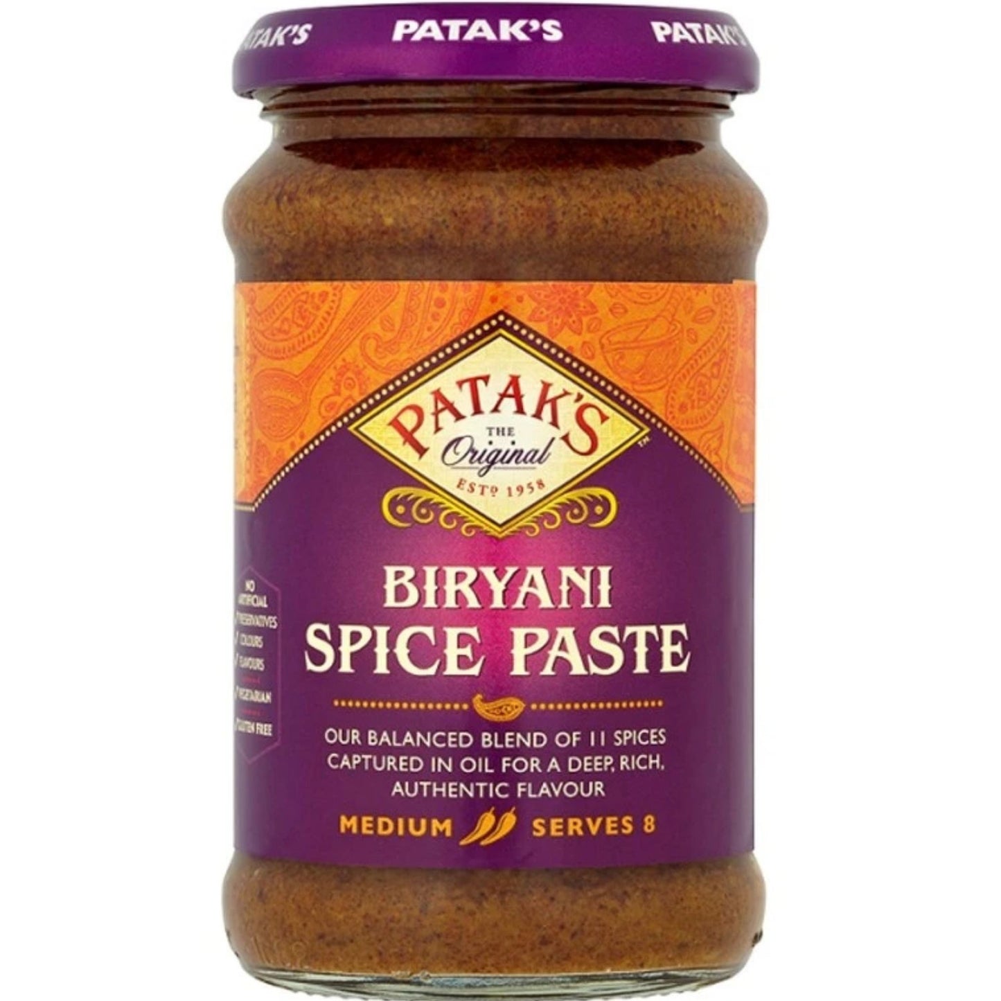 Pasta de Biryani | Biryani Paste 283g Patak's