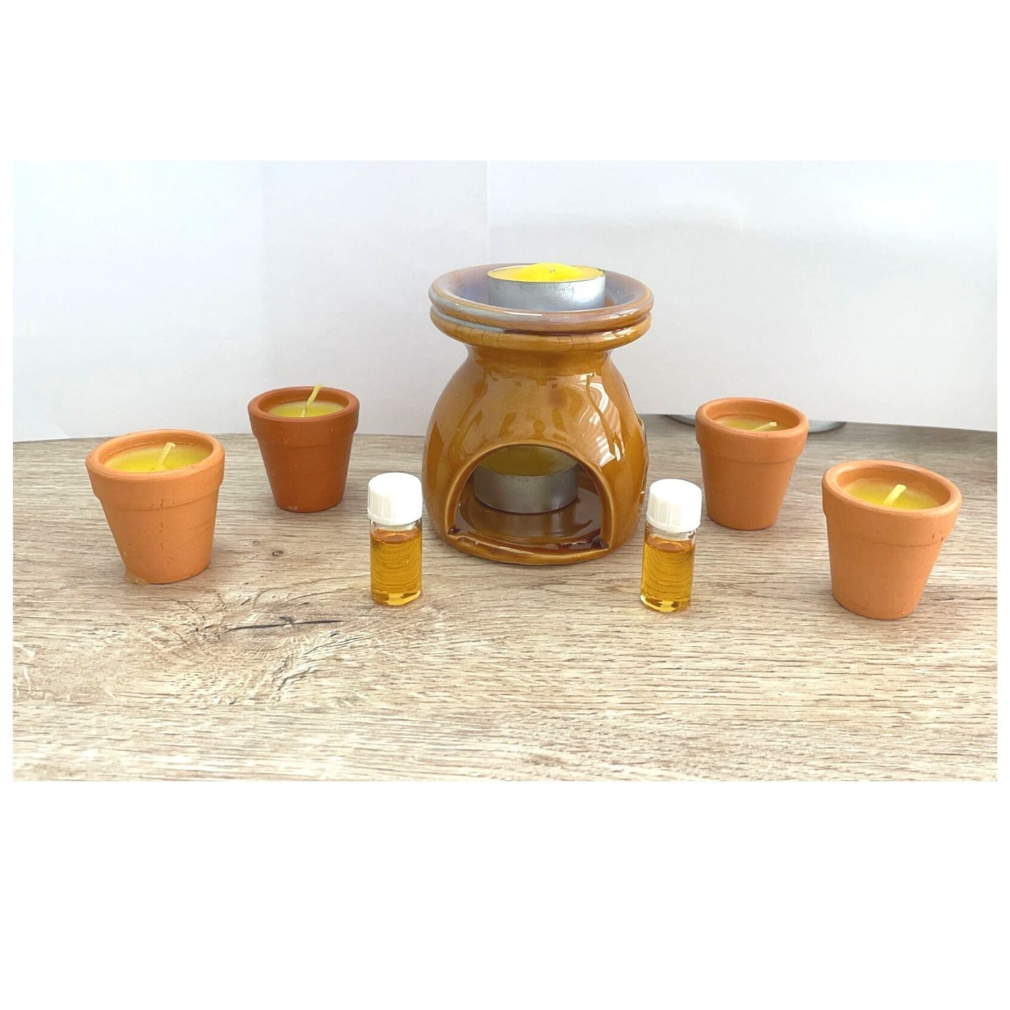 Pooja Oil & Tealight Set