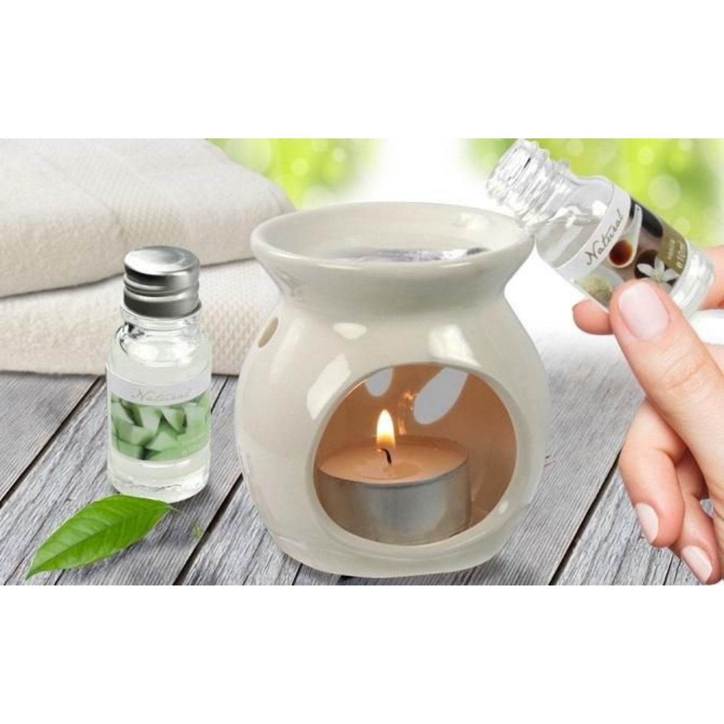 Pooja Oil & Tealight Set