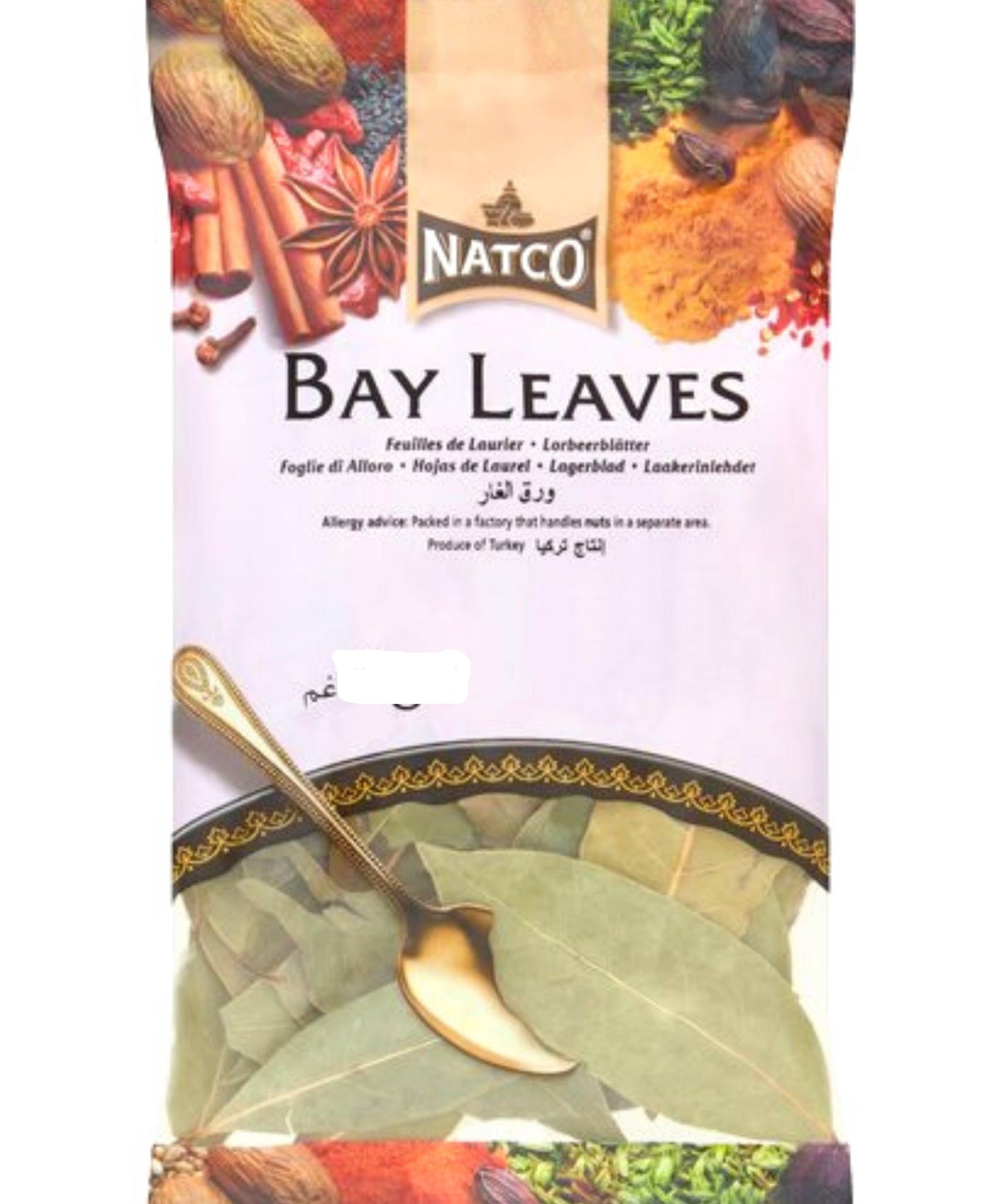 Laurel en hojas | Bay Leaves | Tej patta 20g Natco