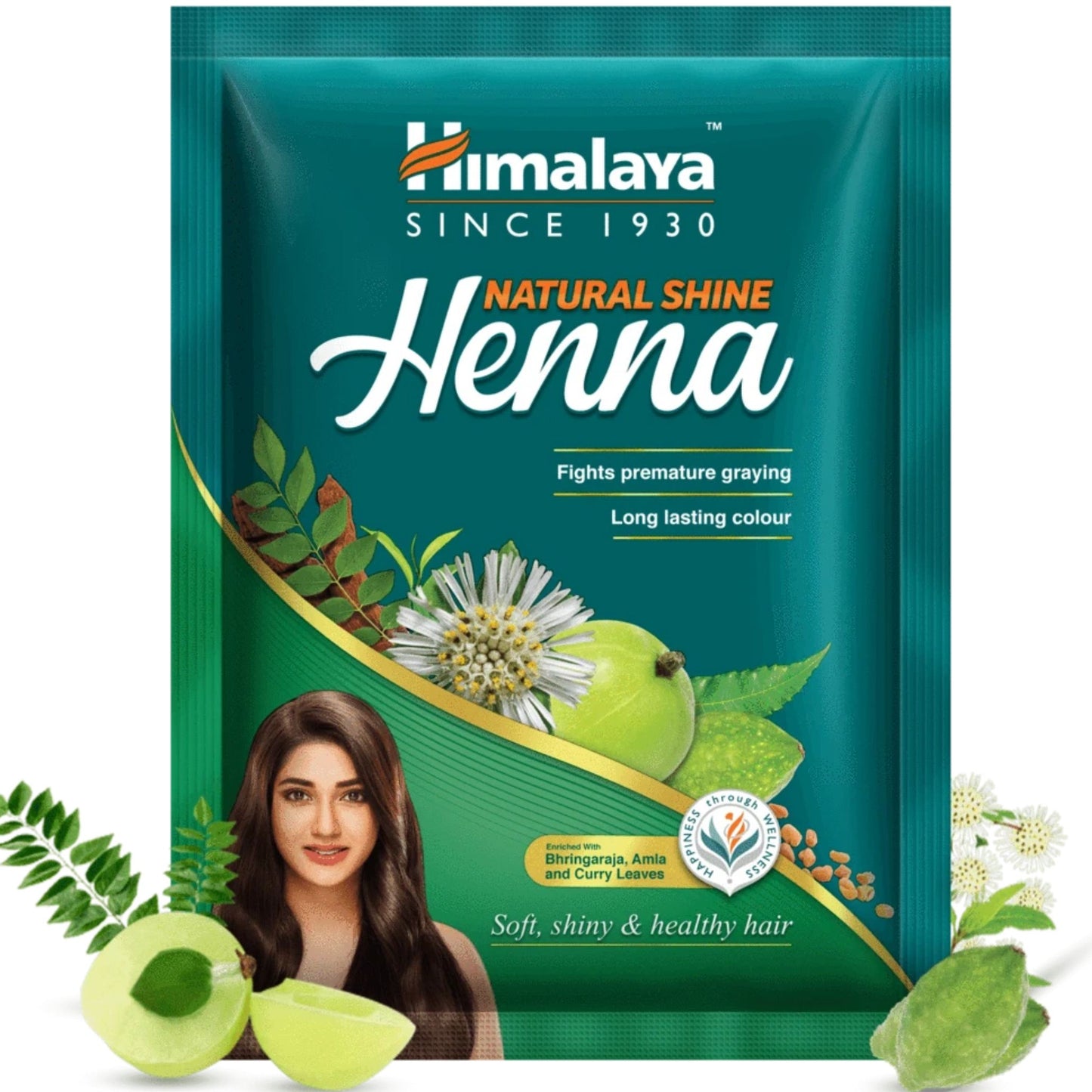 Henna para pelo | Natural Shine Henna Powder 120g Himalaya