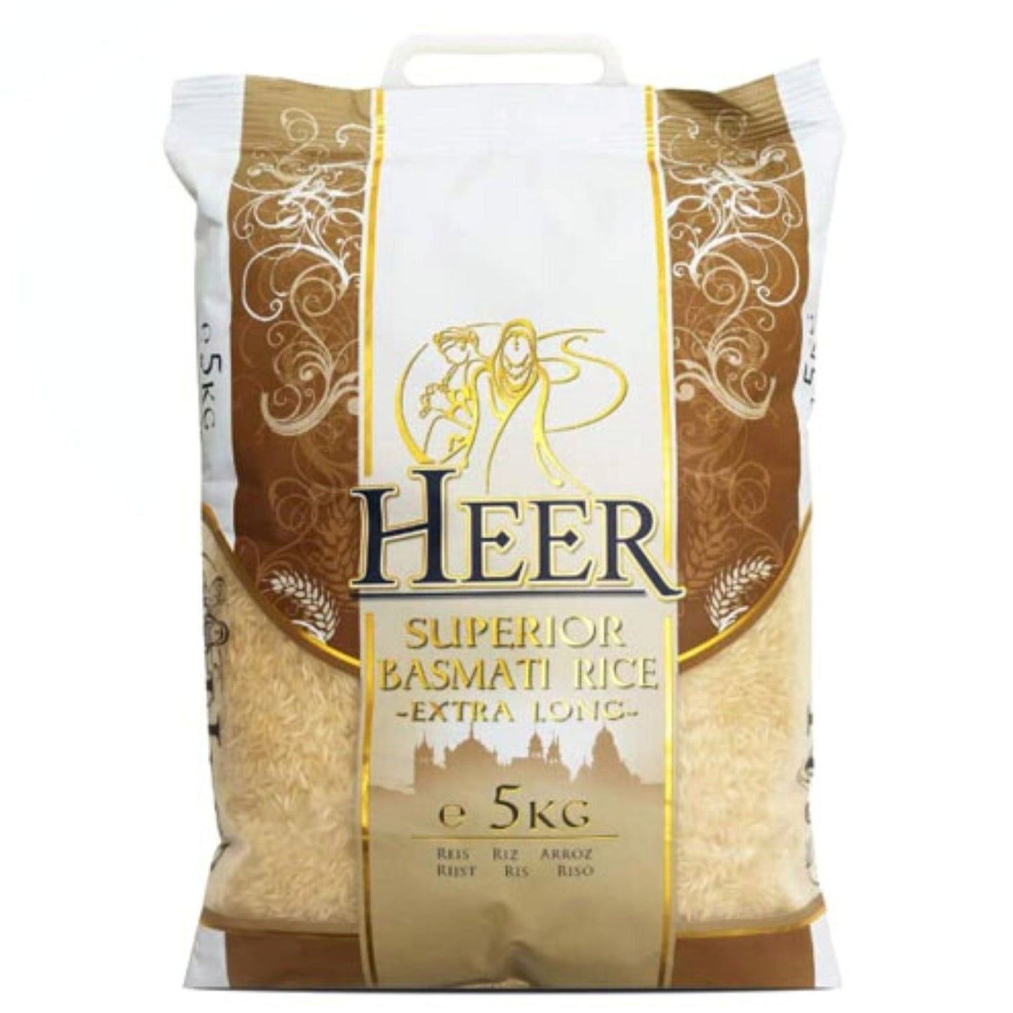 Arroz Basmati Extra Largo | Basmati Rice Extra Long 5kg "HEER"