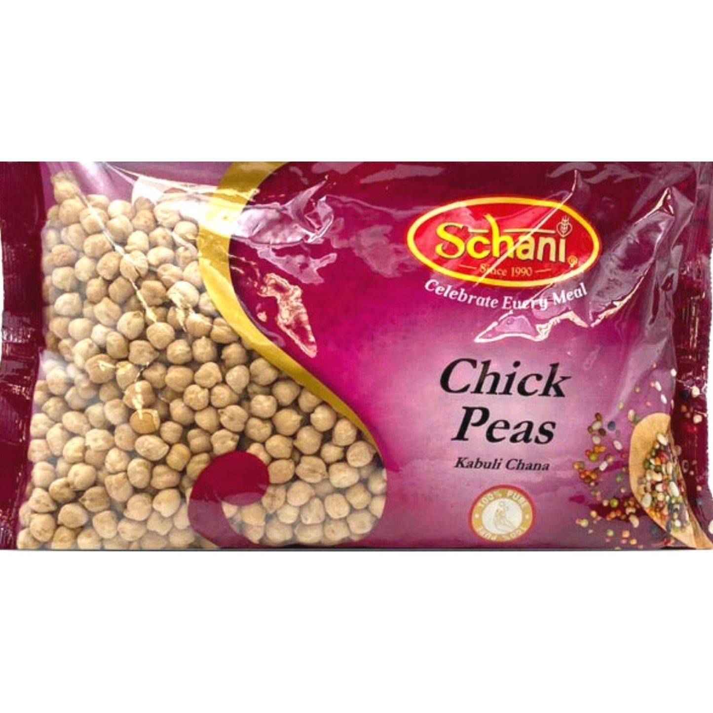 Garbanzos Blanco | White Chick Peas (Kabuli Chana 8mm) 500g Schani
