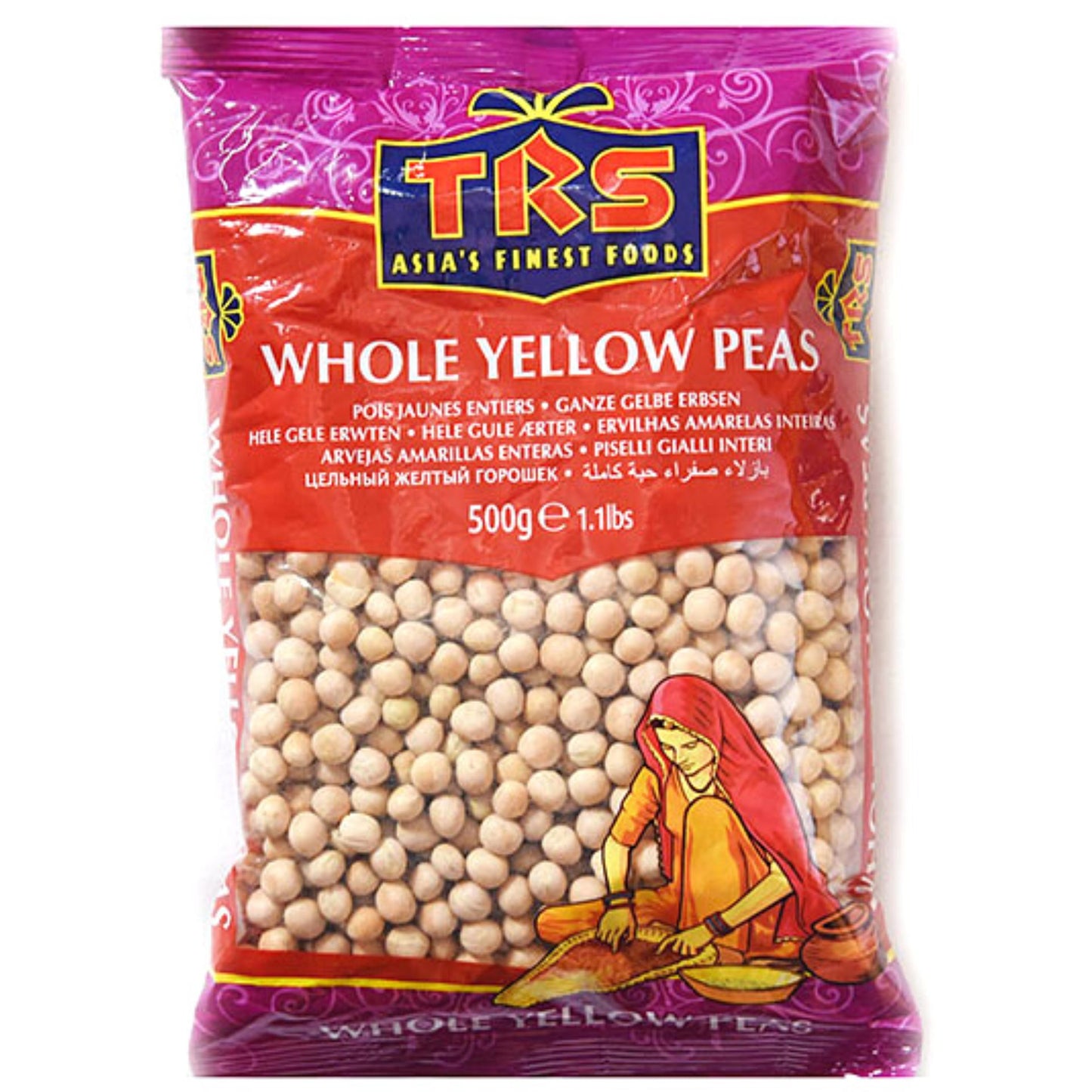 Peeled Yellow Peas | Whole Yellow Peas 500g TRS