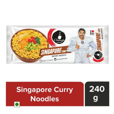 Fideos al curry de singapore | Singapore Instant Curry Noodles 240g Chings