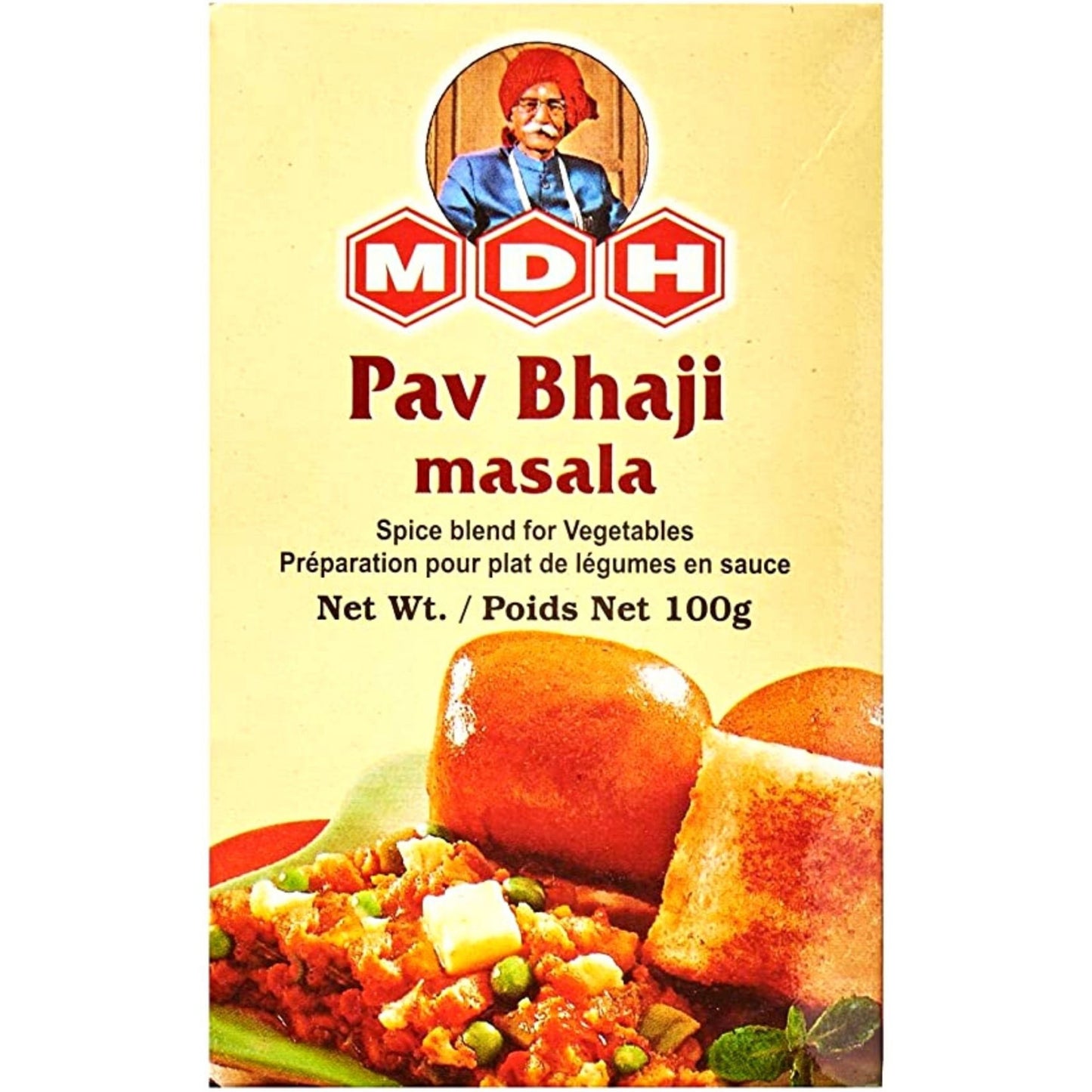 सॉस में सब्जियों के लिए मसाले | पाव भाजी मसाला 100 ग्राम MDH
