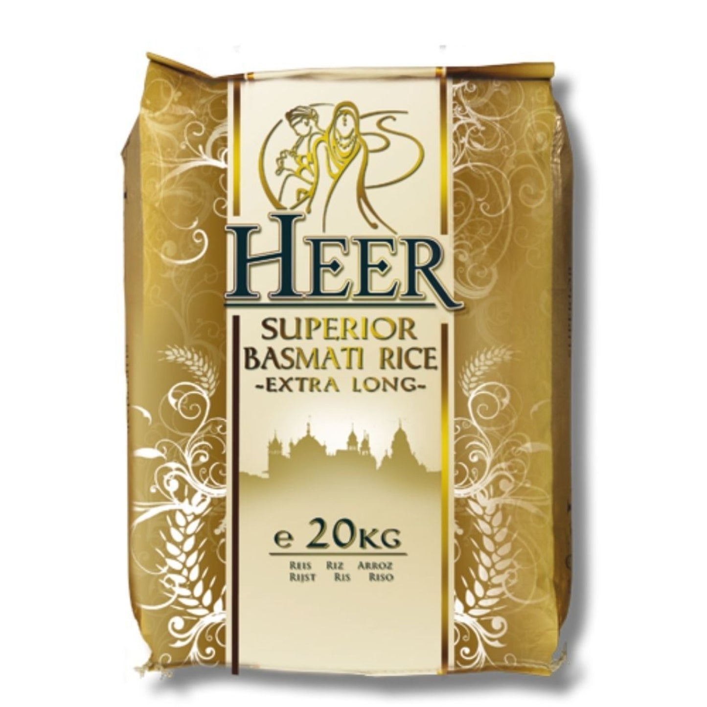 Arroz Basmati Extra Largo | "HEER" Basmati Rice Extra Long 20kg