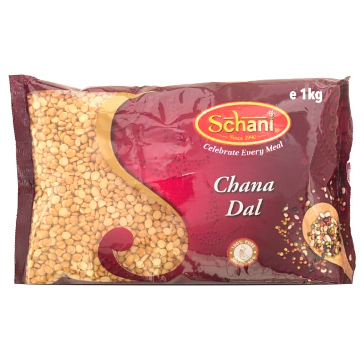 Split chickpeas | Split Chickpeas | Chana dal 1kg Schani