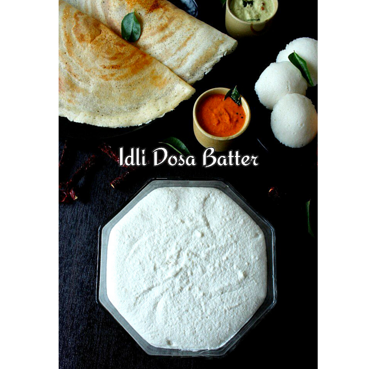 Masa preparada para Idli y Dosa | Home-made Idli & Dosa Batter Mix 500g