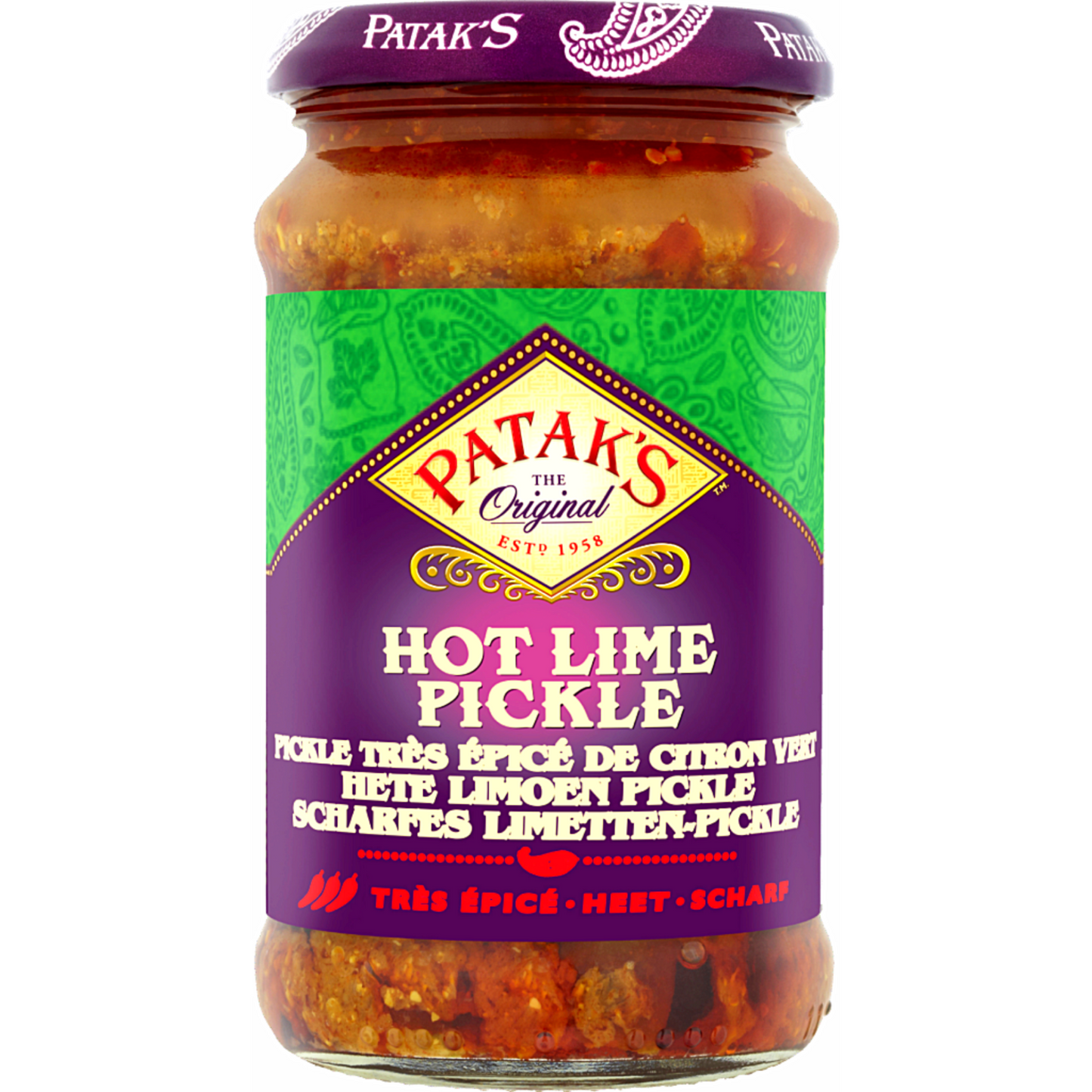 Pickle de Lima Picante (encurtido) | Lime Pickle Hot 300g"Patak"