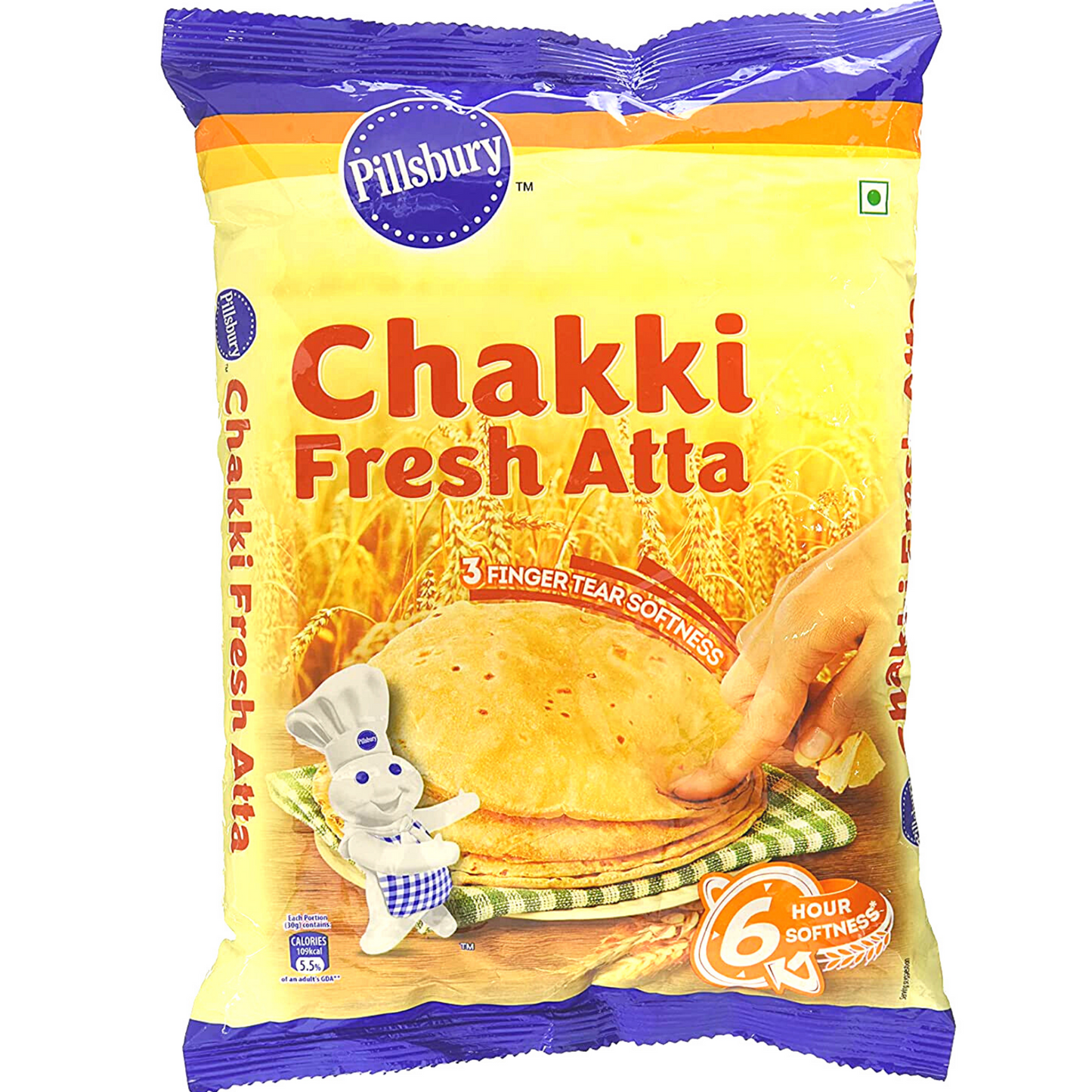 Wheat flour for Chapati | Wheat Flour for Chapati 5kg Pillsbury Chakki Atta