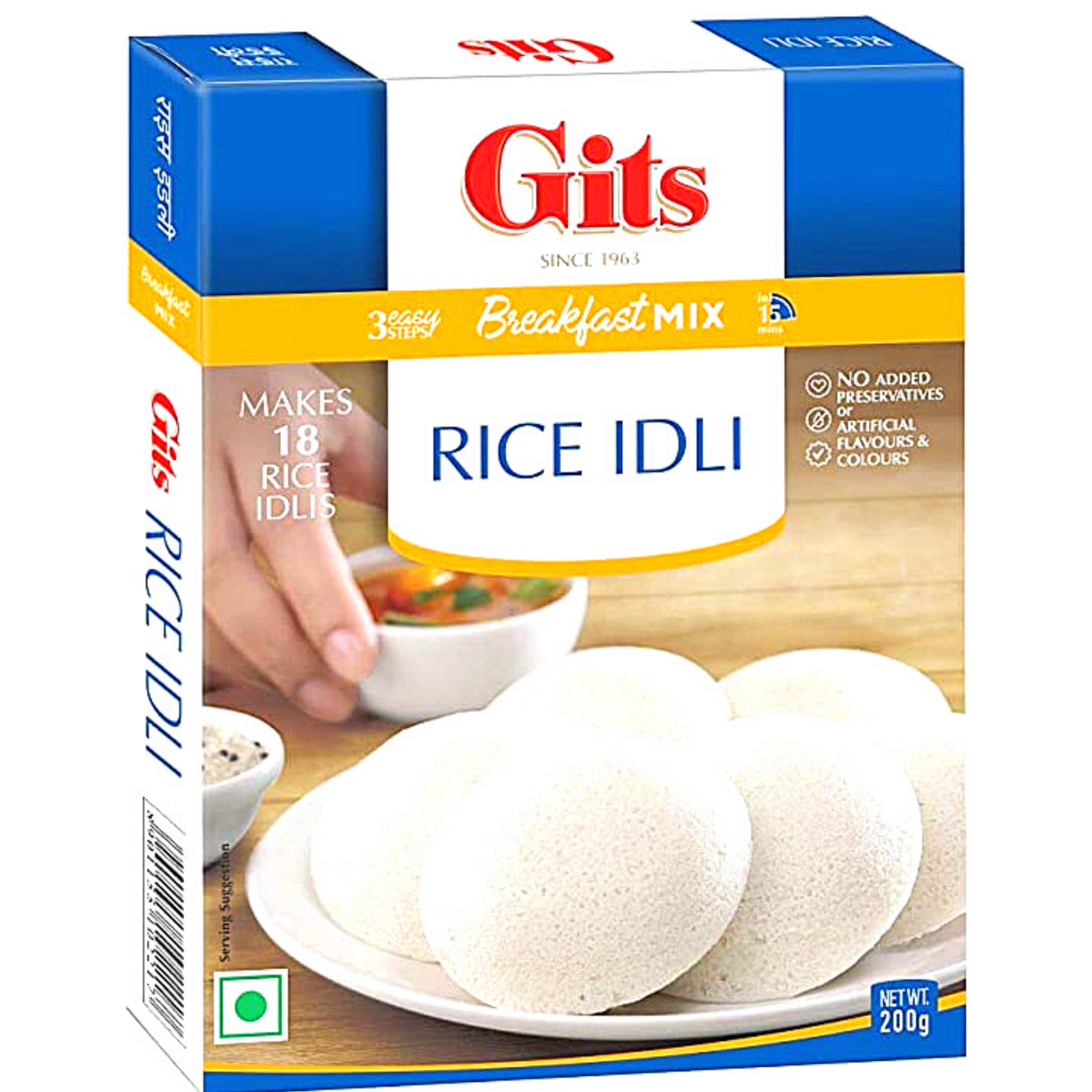 Preparado para Rice Idli | Rice Idli Mix 200g Gits