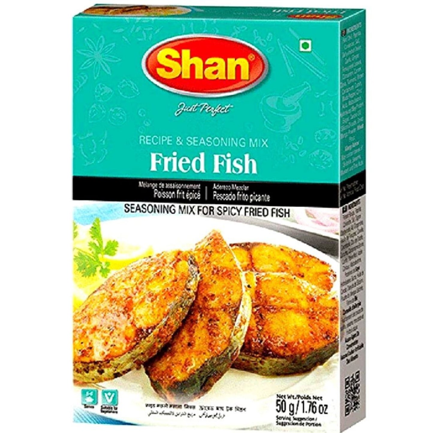 Especias para pescado | Fried Fish Masala 50g Shan
