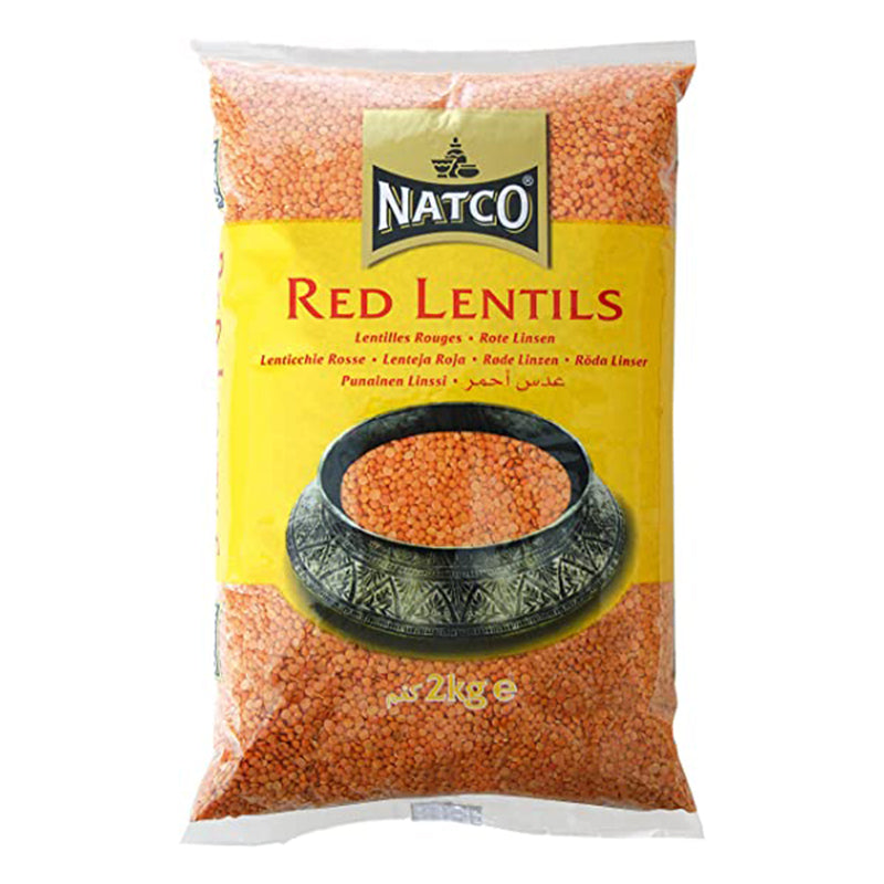 Red Lentils (Lens culinaris) | Red Lentils | Masoor dal 500g Natco