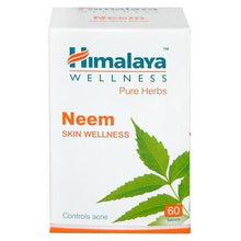 Cargar imagen en el visor de la galería, Neem (Margosa Árbol/Azadirachta indica) tabletas | Neem Tablets Himalaya Pure Herbs 60tablets