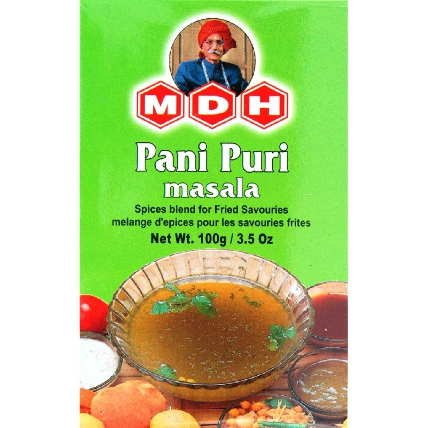 MDH Pani Puri Masala aids digestion, rich in antioxidants, essential for traditional Pani Puri.