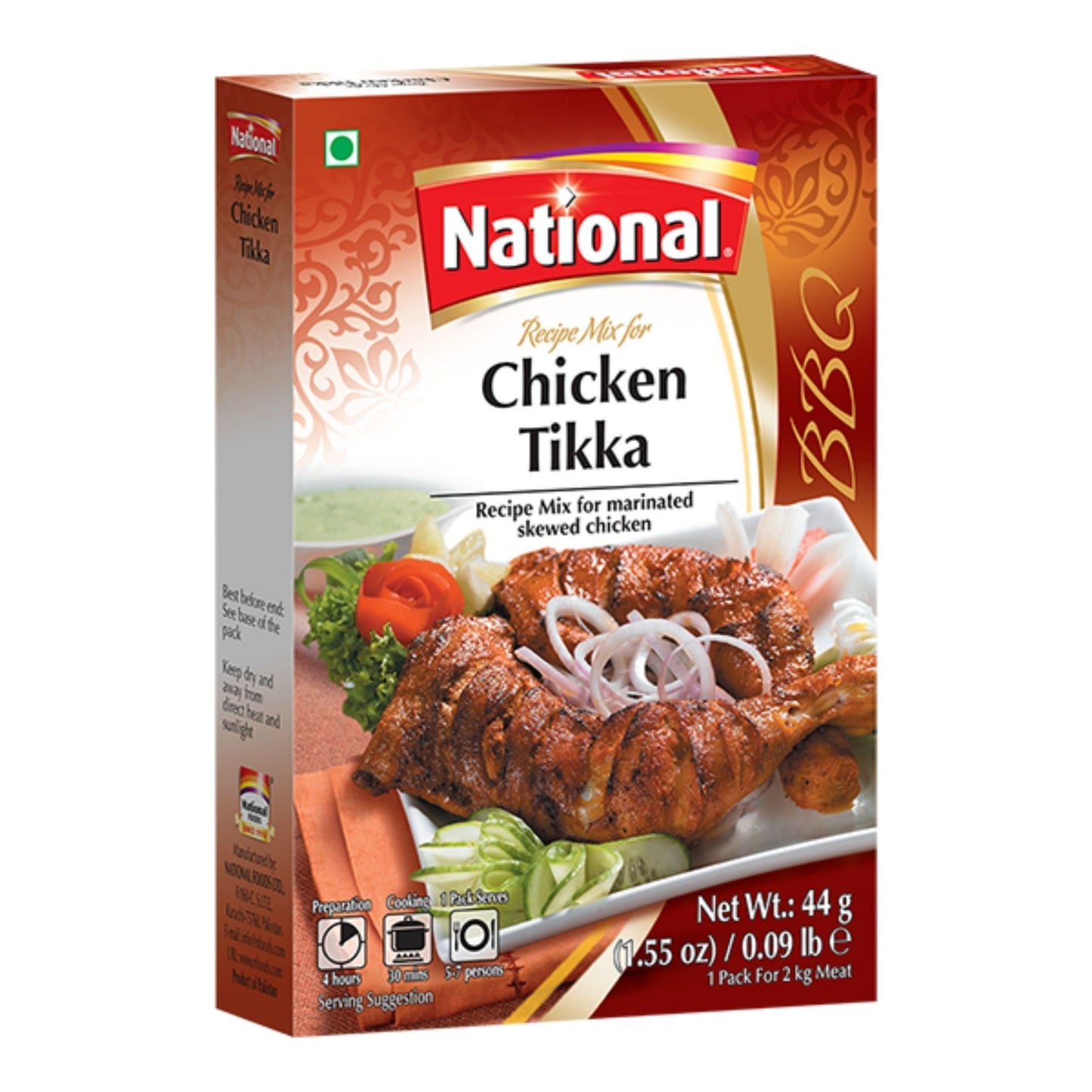 Especias para Pollo al Horno o Barbacoa | Chicken Tikka 88g National