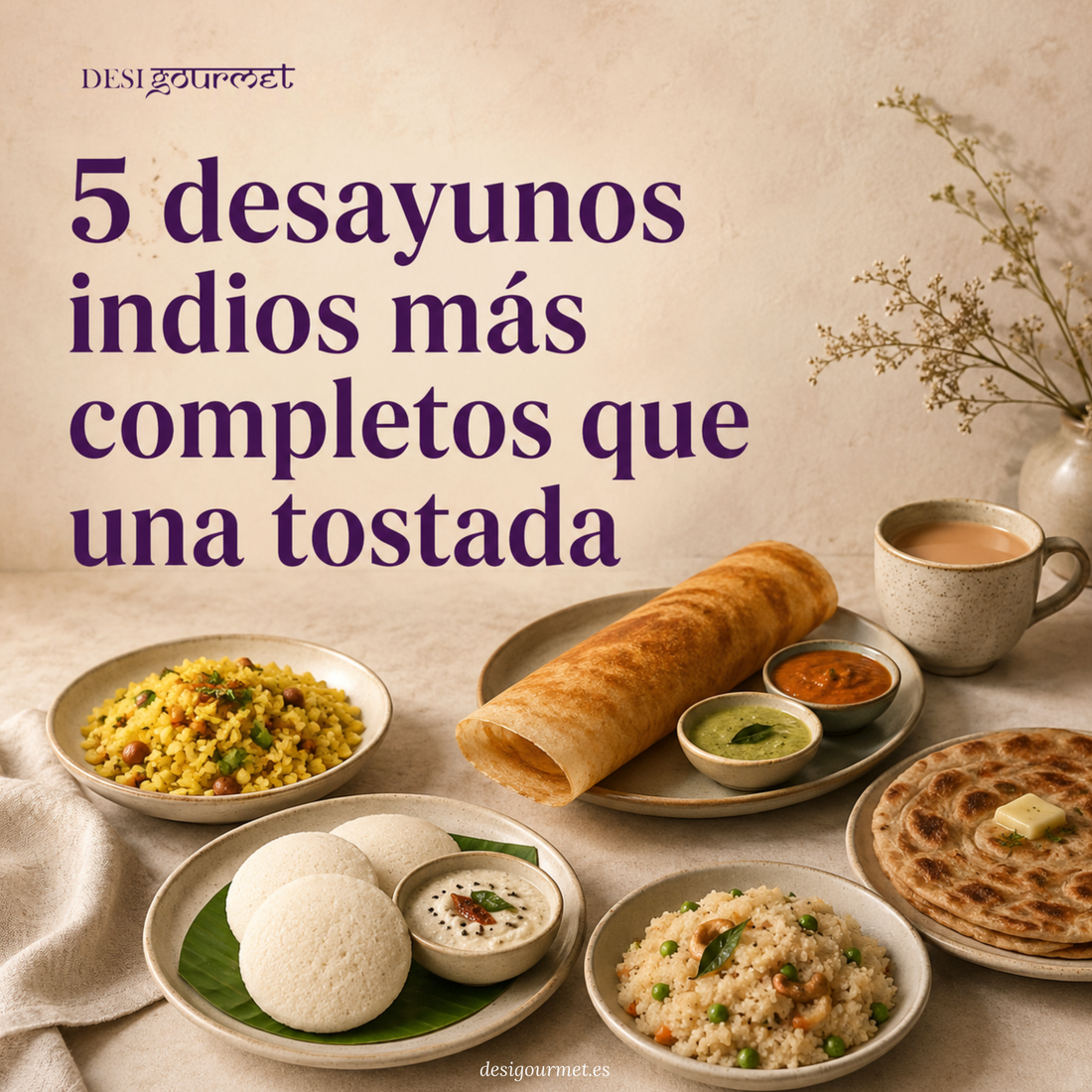 5 Desayunos Indios Más Completos que una Tostada