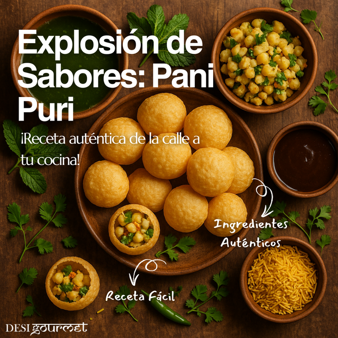 Pani Puri Receta Auténtica | Cómo Hacer Panipuri Casero Fácil y Delicioso