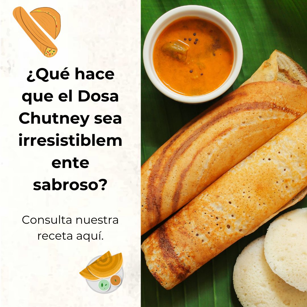 Delicious Dosa Chutney served with crispy dosa and sambhar, highlighting the irresistible flavor and appeal of traditional South Indian cuisine.