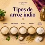 Qué arroz indio usar para biryani, curry, dosa e idli