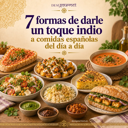 7 formas de darle un toque indio a comidas españolas del día a día