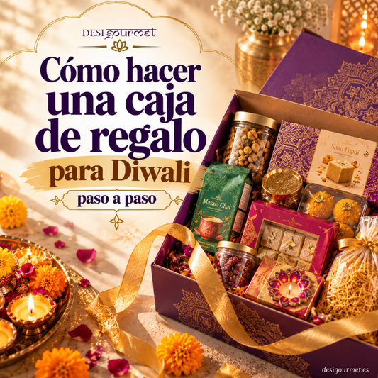 Cómo hacer una caja de regalo para Diwali paso a paso