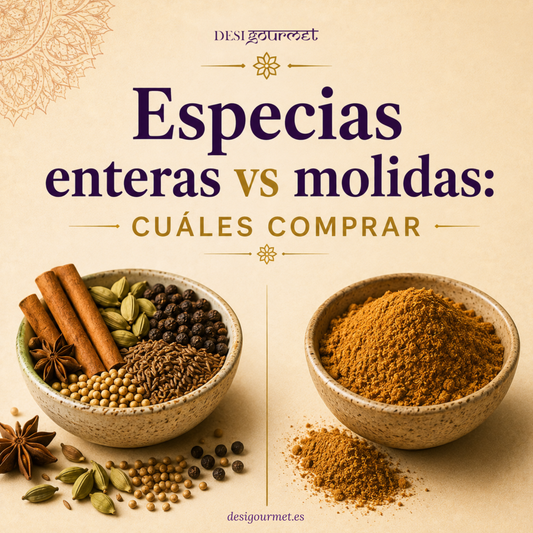 Especias enteras vs molidas: cuáles comprar
