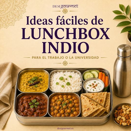 Ideas fáciles de lunchbox indio para el trabajo o la universidad