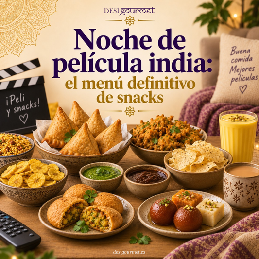 Noche de película india: el menú definitivo de snacks
