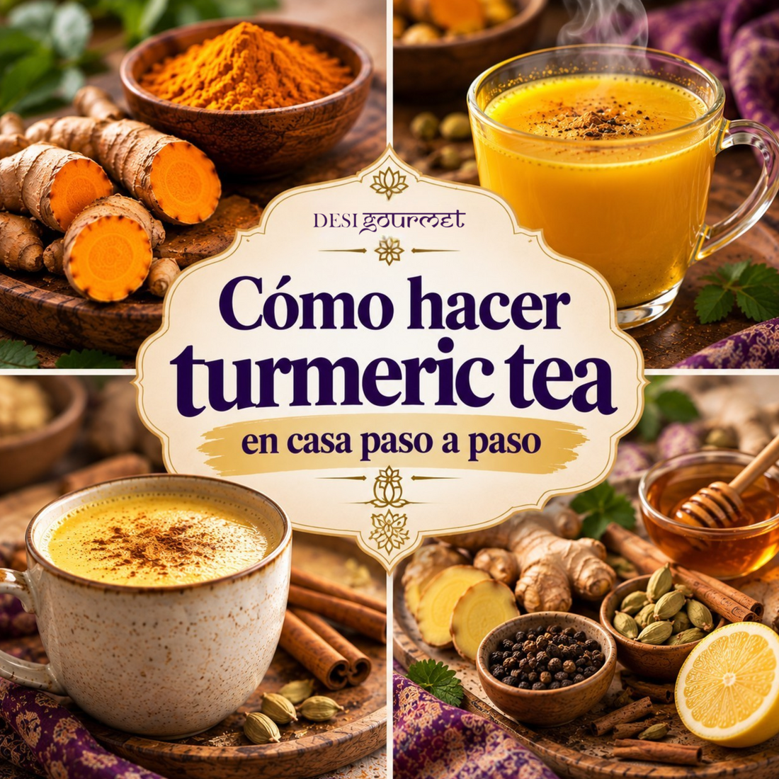 Cómo hacer té de cúrcuma en casa: ingredientes, receta y consejos