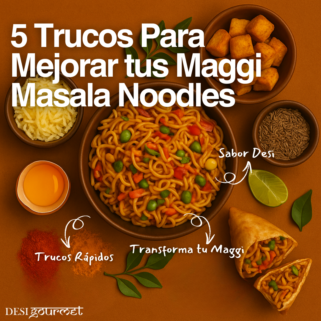 Maggi Masala Noodles con trucos rápidos y sabor Desi de Desi Gourmet