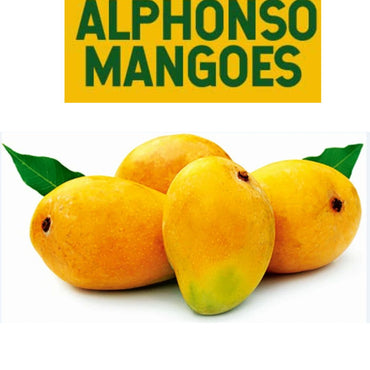 Mango fresco Alfonso | Fresh Alphonso Mango box (granel/loose) 6 pcs.