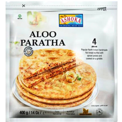 Pan relleno de Patata estofada y Especias | Aloo Paratha Ashoka 400g/4pcs.