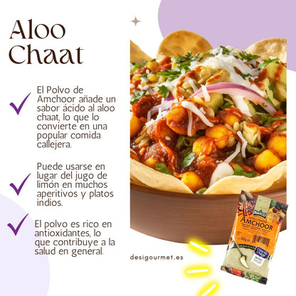 Amchoor Powder adds sourness to dal tadka, ideal for vegetarian dishes, tenderizes vegetables.